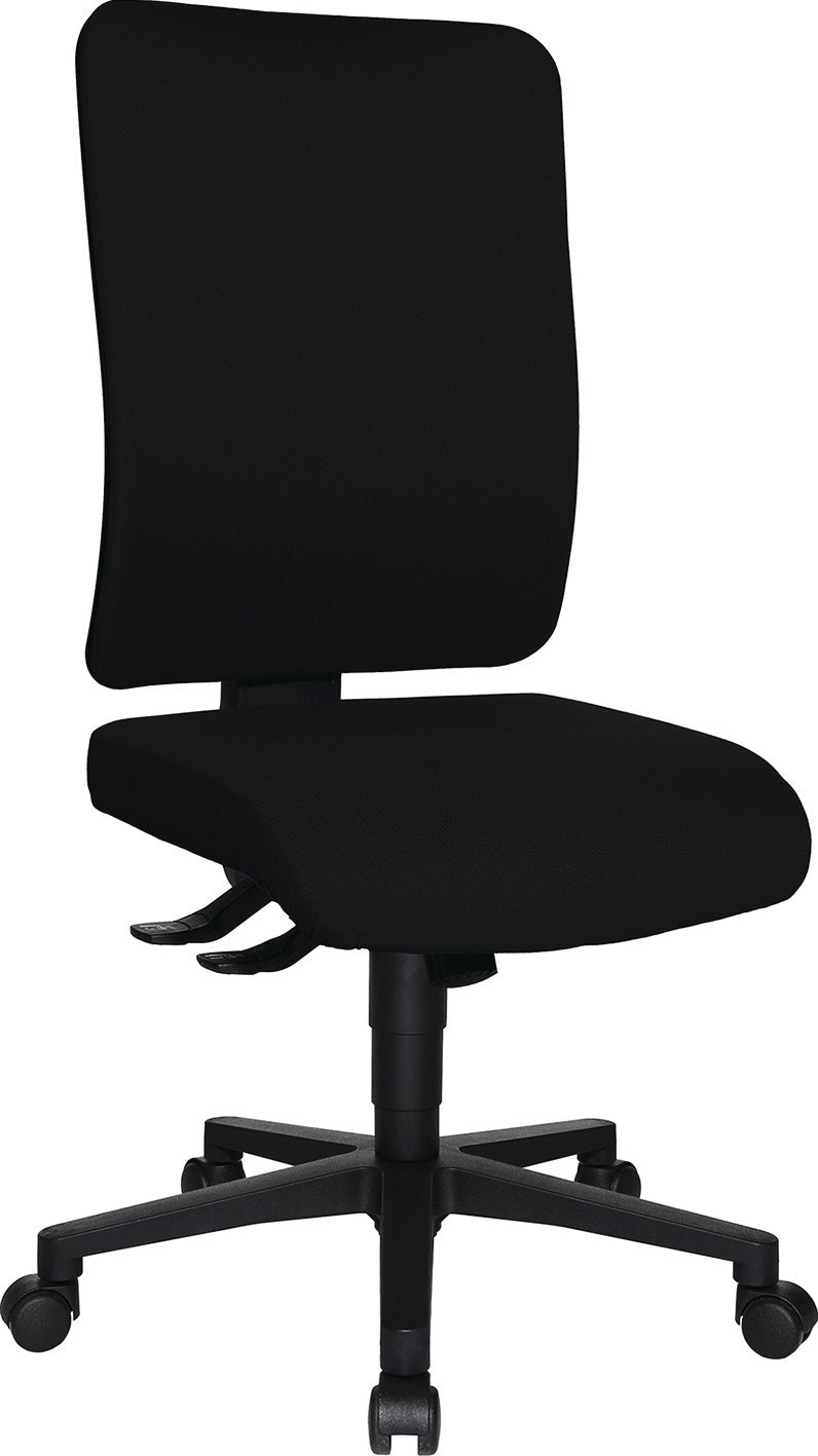 TOPSTAR Bürodrehstuhl mit Synchrontechnik, schwarz, 110 kg, ohne Armlehnen