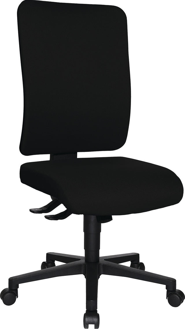 TOPSTAR Bürodrehstuhl mit Synchrontechnik, schwarz, 110 kg, ohne Armlehnen