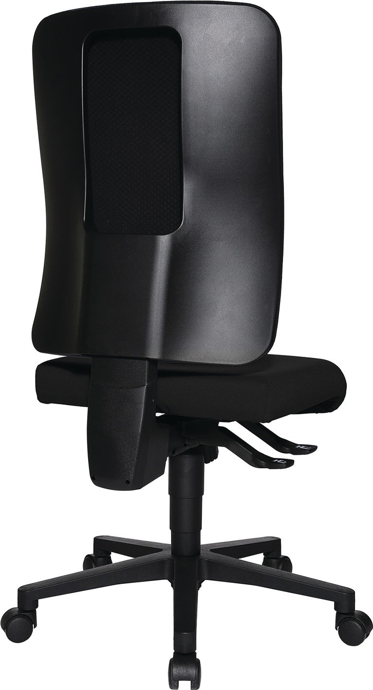 TOPSTAR Bürodrehstuhl mit Synchrontechnik, schwarz, 110 kg, ohne Armlehnen