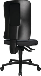 TOPSTAR Bürodrehstuhl mit Synchrontechnik, schwarz, 110 kg, ohne Armlehnen