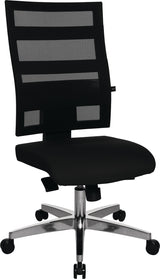 TOPSTAR Bürodrehstuhl Punktsynchron-Technik schwarz/schwarz, 110 kg, höhenverstellbar