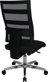TOPSTAR Bürodrehstuhl Punktsynchron-Technik schwarz/schwarz, 110 kg, höhenverstellbar