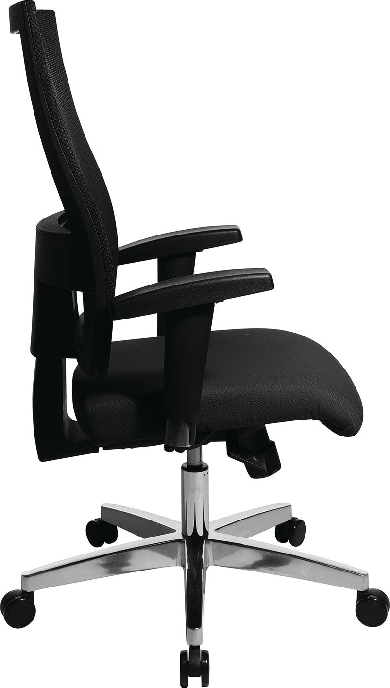 TOPSTAR Bürodrehstuhl Punktsynchron-Technik schwarz/schwarz, 110 kg, höhenverstellbar