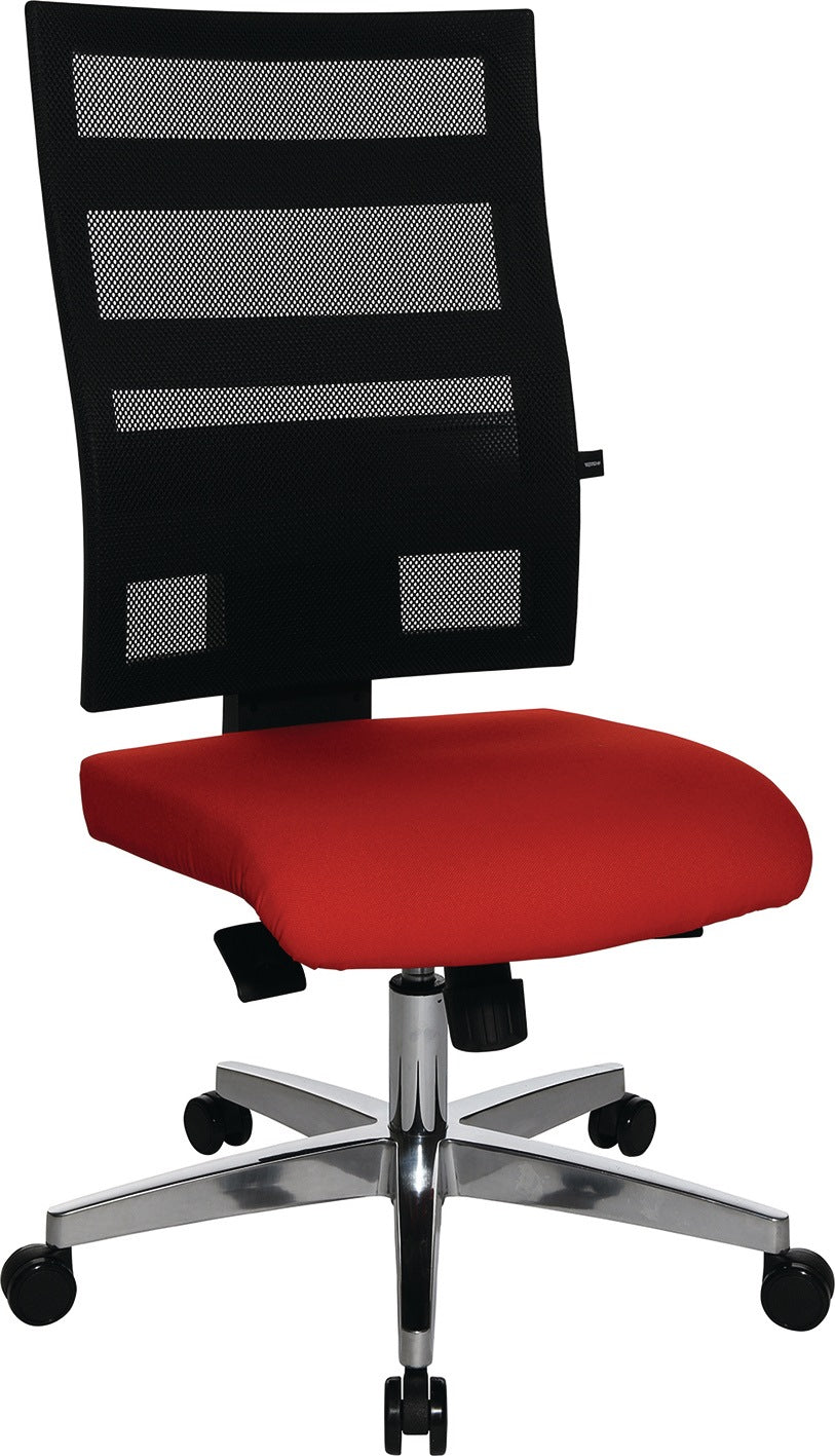 TOPSTAR Bürodrehstuhl Punktsynchron-Technik schwarz/schwarz, 110 kg, höhenverstellbar