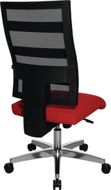 TOPSTAR Bürodrehstuhl Punktsynchron-Technik schwarz/schwarz, 110 kg, höhenverstellbar