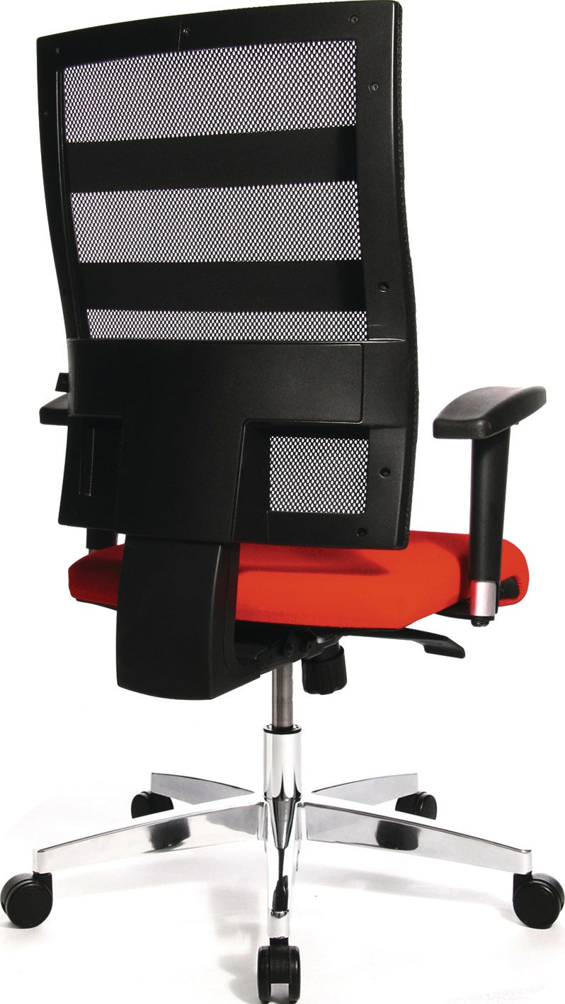 TOPSTAR Bürodrehstuhl Punktsynchron-Technik schwarz/schwarz, 110 kg, höhenverstellbar