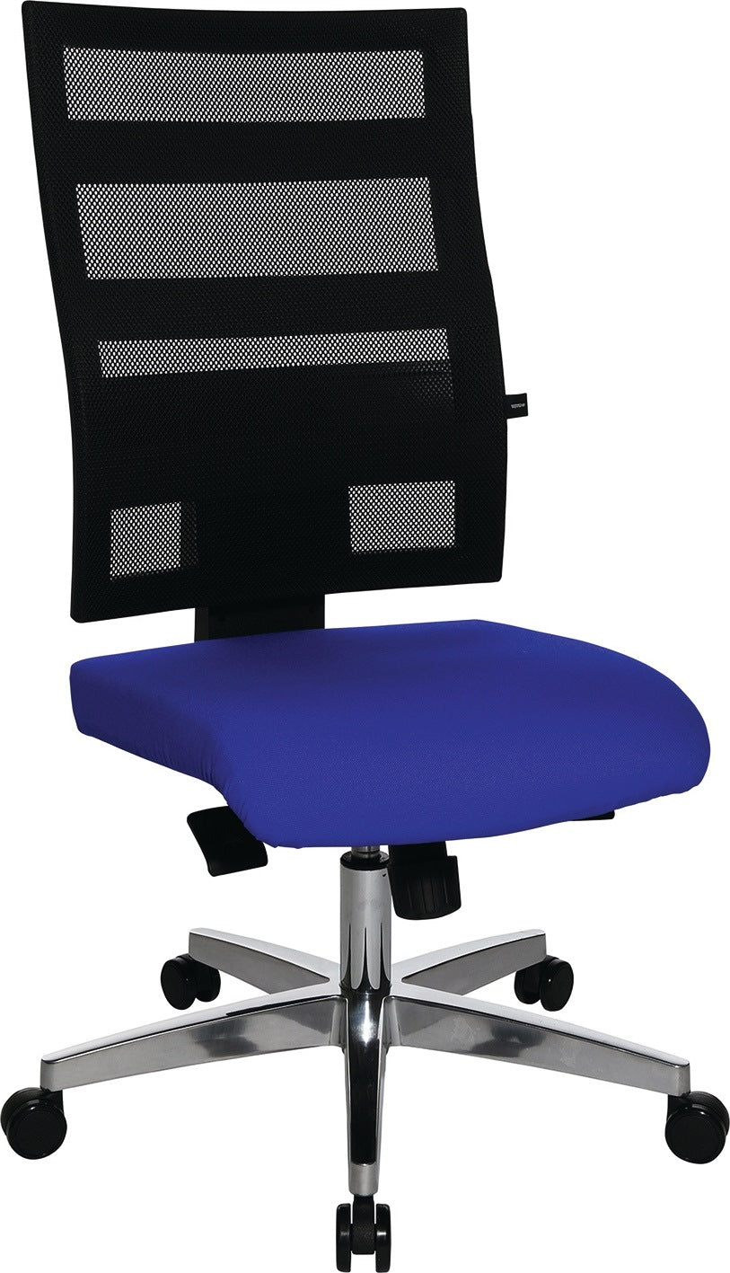 TOPSTAR Bürodrehstuhl Punktsynchron-Technik schwarz/schwarz, 110 kg, höhenverstellbar