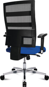 TOPSTAR Bürodrehstuhl Punktsynchron-Technik schwarz/schwarz, 110 kg, höhenverstellbar