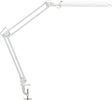 JAKOB MAUL Schreibtischleuchte LED Metall/Kunststoff weiß mit Tischklemme, 380 mm
