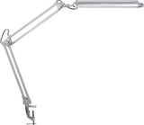 JAKOB MAUL Schreibtischleuchte LED Metall/Kunststoff weiß mit Tischklemme, 380 mm