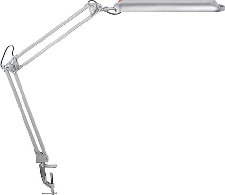 JAKOB MAUL Schreibtischleuchte LED Metall/Kunststoff weiß mit Tischklemme, 380 mm