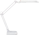 JAKOB MAUL Schreibtischleuchte LED Metall/Kunststoff weiß mit Tischklemme, 380 mm