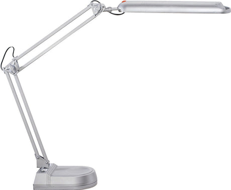 JAKOB MAUL Schreibtischleuchte LED Metall/Kunststoff weiß mit Tischklemme, 380 mm