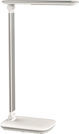 MAUL Schreibtischleuchte LED mit USB-Anschluss, Standfuß, Aluminium/Kunststoff, 425 mm, dimmbar