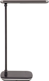 MAUL Schreibtischleuchte LED mit USB-Anschluss, Standfuß, Aluminium/Kunststoff, 425 mm, dimmbar