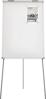 MAGNETOPLAN Flipchart Schreibfläche B680xH1045mm weiß höhenverstellbar bis 1,85 m