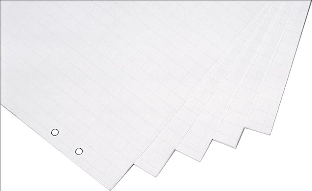 MAGNETOPLAN Flipchartblock 650x930 mm kariert/blanko – 5 x 20 Blatt