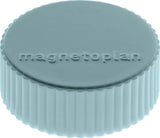 MAGNETOPLAN Magnet Super Ø 34 mm weiß – 10 Stück, Vollkern-Ferrit, ca. 2,0 kg Haftkraft