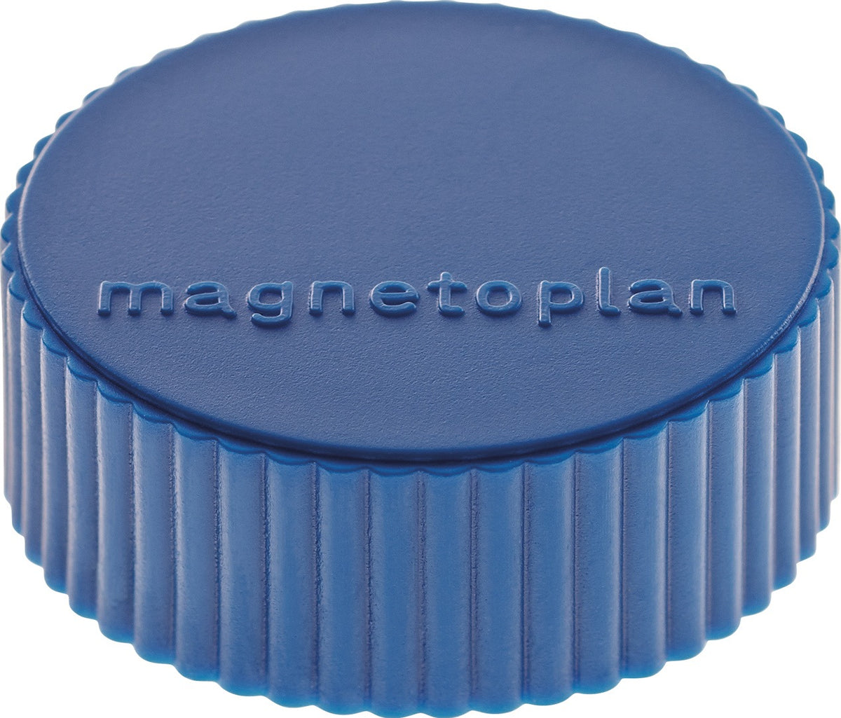 MAGNETOPLAN Magnet Super Ø 34 mm weiß – 10 Stück, Vollkern-Ferrit, ca. 2,0 kg Haftkraft