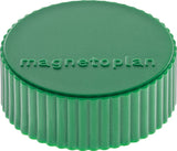 MAGNETOPLAN Magnet Super Ø 34 mm weiß – 10 Stück, Vollkern-Ferrit, ca. 2,0 kg Haftkraft