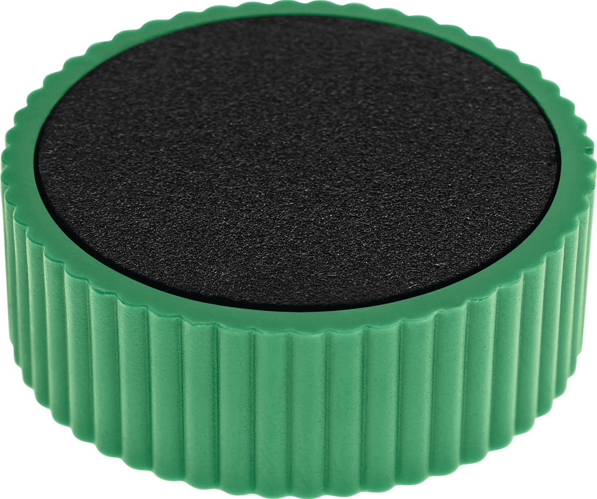 MAGNETOPLAN Magnet Super Ø 34 mm weiß – 10 Stück, Vollkern-Ferrit, ca. 2,0 kg Haftkraft