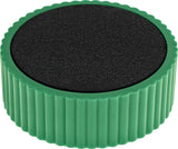 MAGNETOPLAN Magnet Super Ø 34 mm weiß – 10 Stück, Vollkern-Ferrit, ca. 2,0 kg Haftkraft