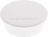 MAGNETOPLAN Magnet Premium Ø 40 mm dunkelblau – 10 Stück, Haftkraft 2,2 kg