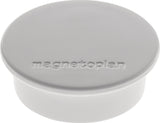 MAGNETOPLAN Magnet Premium Ø 40 mm dunkelblau – 10 Stück, Haftkraft 2,2 kg