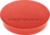 MAGNETOPLAN Magnet Basic Ø 30 mm weiß – 10er-Pack, Ferrit-Vollkern, Haftkraft ca. 0,7 kg