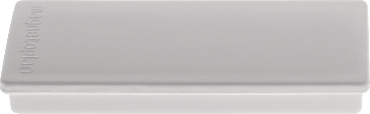 Rechteckmagnet MAGNETOPLAN 55 x 22 x 8 mm weiß