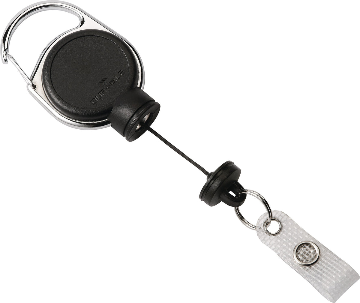 DURABLE Ausweishalter extra stark mit Druckknopfschlaufe, 600 mm Band