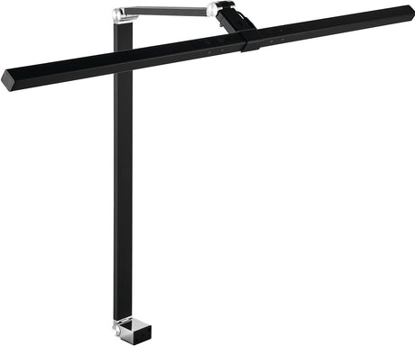 Schreibtischleuchte Alu/Kunststoff schwarz H.720mm mit Tischklemme und LED von ALCO