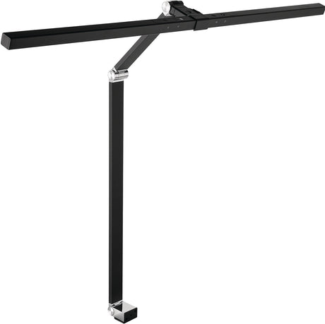 Schreibtischleuchte Alu/Kunststoff schwarz H.720mm mit Tischklemme und LED von ALCO