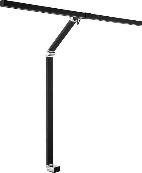 Schreibtischleuchte Alu/Kunststoff schwarz H.720mm mit Tischklemme und LED von ALCO