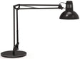 MAUL Schreibtischleuchte LED Metall schwarz H.49cm mit Standfuß und Tischklemme