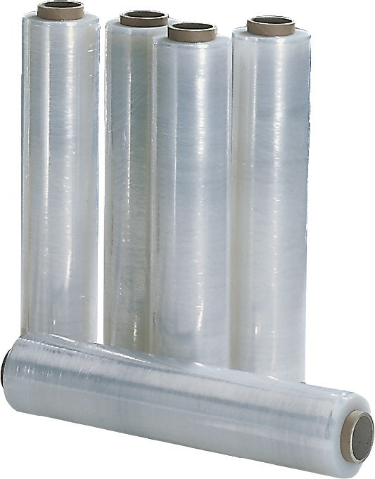 Stretchfolie 300 m x 450 mm, 20 µm, transparent, 6 Stück – F. W. Burmann