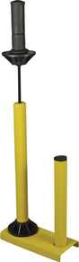 BURMANN Handstretchgerät für Hand-Stretch-Folie 450/500 mm gelb – Einfachste Ausführung