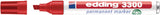 EDDING Permanentmarker 3300 Schwarz – Keilspitze 1-5 mm, 10er-Pack