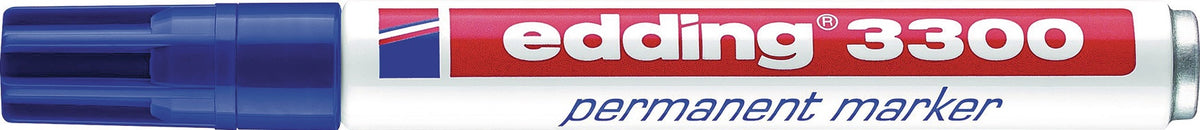 EDDING Permanentmarker 3300 Schwarz – Keilspitze 1-5 mm, 10er-Pack