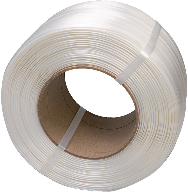 NORDWEST Umreifungsband Komposit 13 mm x 0,9 mm, 1100 m, weiß – 2 Rollen