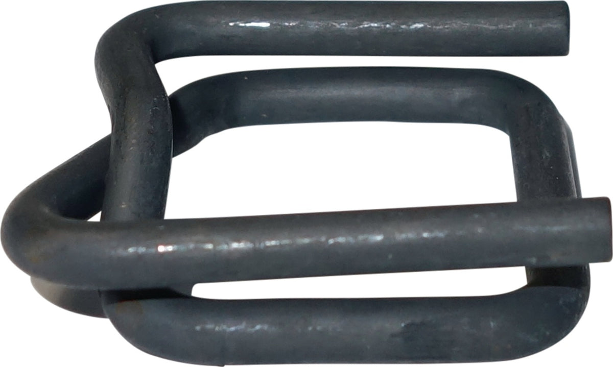 Verschlussklemmen 13 mm für Polyester-Umreifungsbänder phosphatiert von Banholzer & Wenz – 1000 Stück