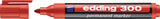 EDDING Permanentmarker 300 Schwarz – Rundspitze 1,5–3 mm, 10er-Pack