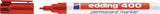 EDDING Permanentmarker 400 Schwarz, 1 mm Rundspitze, 10er-Pack