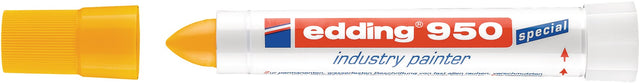 EDDING Industrie-Pastenmarker 950 gelb, 10 mm Rundspitze