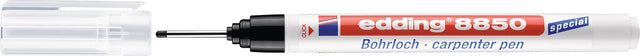 EDDING Bohrlochmarker 8850 Schwarz, 1,0 mm Rundspitze, 10er Pack