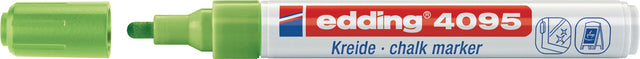 EDDING Kreidemarker 4095 hellgrün, 2-3 mm Rundspitze