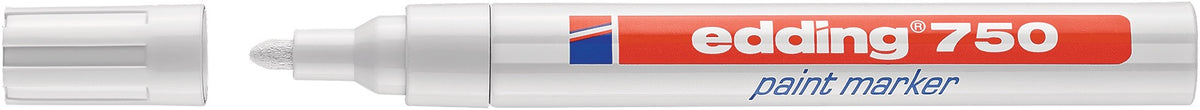 EDDING Lackmarker 750 schwarz, Strichbreite 2-4 mm, Rundspitze, 10er Pack