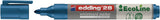 EDDING Whiteboardmarker 28 EcoLine schwarz, Rundspitze 1,5-3 mm, 10er Pack