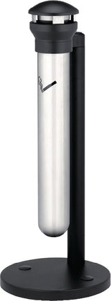 RUBBERMAID Standascher D394xH1000mm Edelstahl rund – wetterfester Ascher für Außenbereiche
