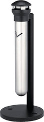 RUBBERMAID Standascher D394xH1000mm Edelstahl rund – wetterfester Ascher für Außenbereiche